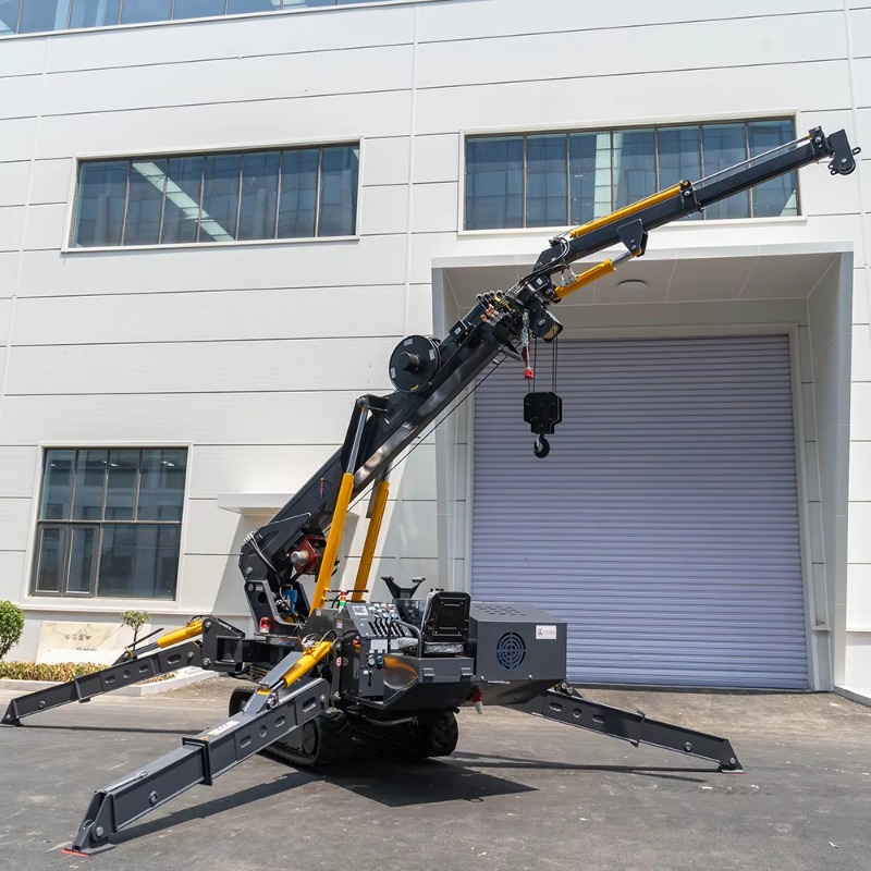 Heavy Equipment Lift - Мини-кран-паук: компактная электрическая гидравлическая машина с