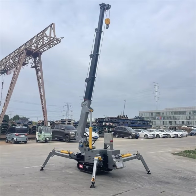 Heavy Equipment Lift - Компактный мини-кран-паук с гидравлическим электрическим дистанционным