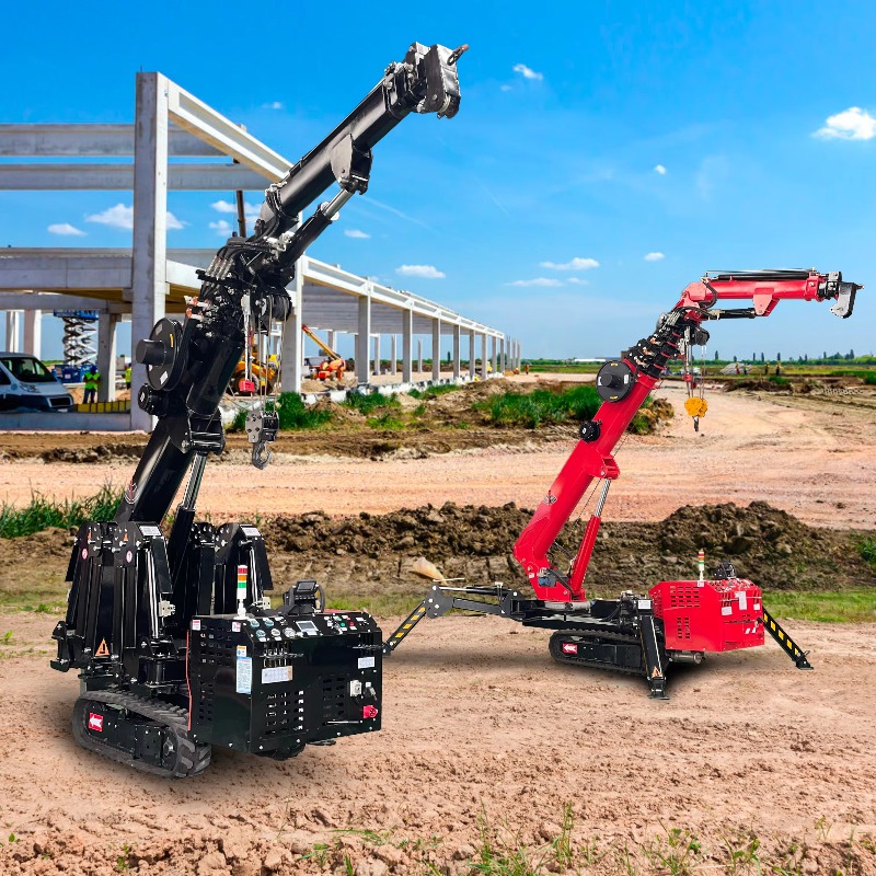 Heavy Equipment Lift - Компактный мини-кран-паук с гидравлическим электрическим дистанционным