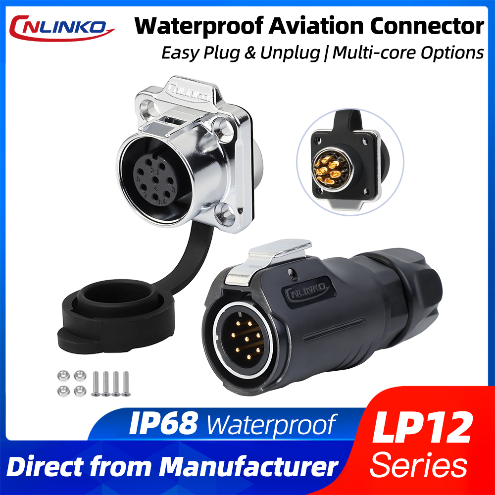 Heavy Equipment Grinder - Круглый промышленный разъем CNLINKO M12 IP68