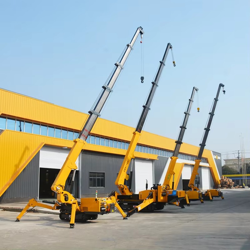 Heavy Equipment Lift - 8-тонный гидравлический мини-кран-паук на гусеничном ходу