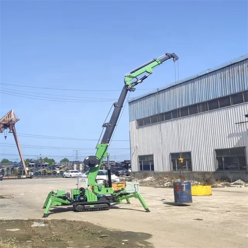 Компактный мини-кран-паук с ги – обзор и цена Heavy Equipment Lift