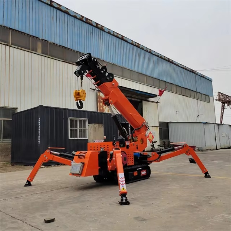 Компактный мини-кран-паук с ги – обзор и цена Heavy Equipment Lift