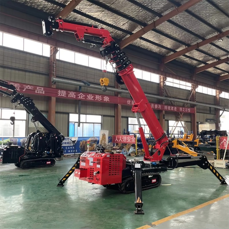 Компактный мини-кран-паук с ги – обзор и цена Heavy Equipment Lift