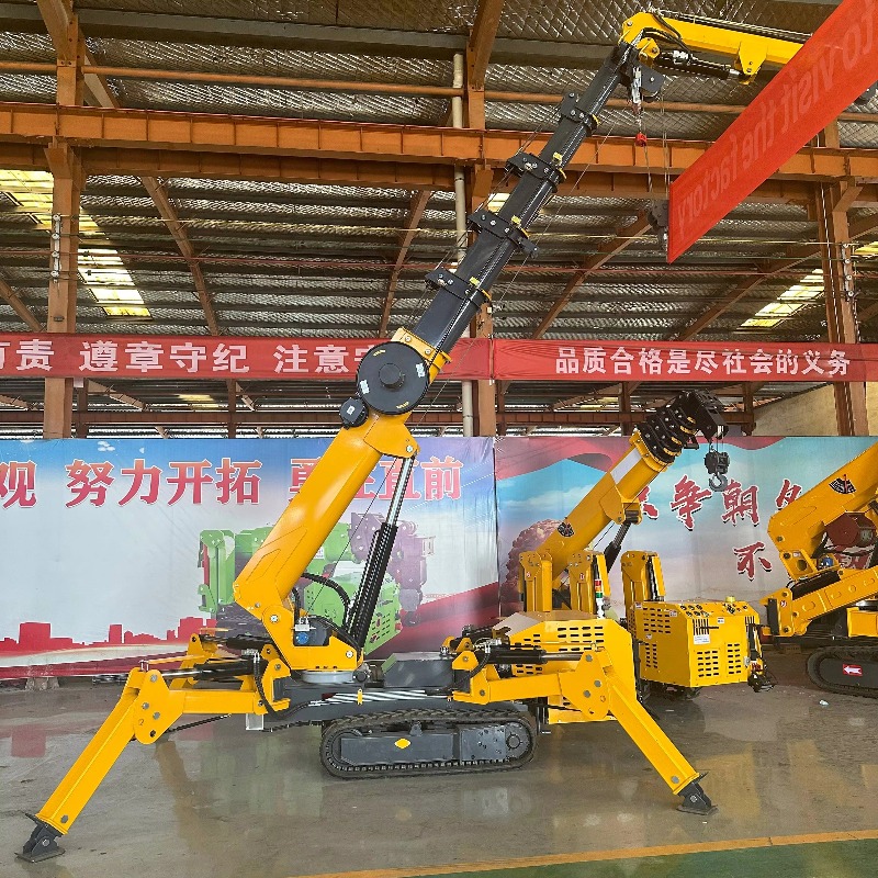 Компактный мини-кран-паук с ги – обзор и цена Heavy Equipment Lift